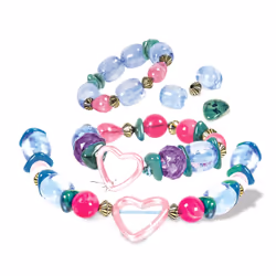 Clementoni En-joy Mineral Jewels, Kit de fabrication de bijoux pour enfants, 6 an(s), Plastique, Multicolore
