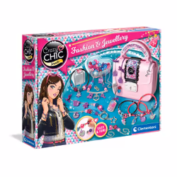 Clementoni THE JEWELLERY WORKSHOP, Kit de design de mode pour enfants, 7 an(s), Multicolore