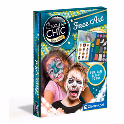Clementoni Face Art, Kit de design de mode pour enfants, 6 an(s), Multicolore