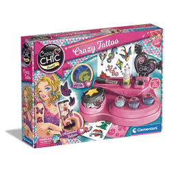 Clementoni Crazy Chic 8005125187331 kit de tatouage temporaire