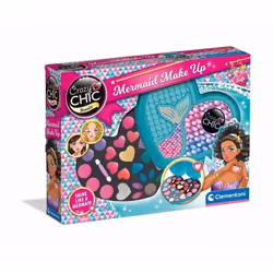 Clementoni Crazy Chic Maquillage sirène - Mermaid make up, Kit de maquillage pour enfants, 6 an(s), Multicolore