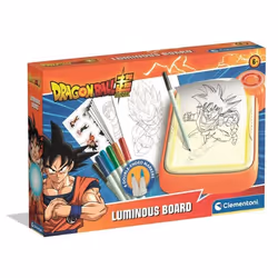 CLEMENTONI - Tableau lumineux - Dragon Ball - Dessine tes personnages préférés - Dés 6 ans