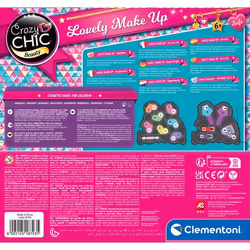 Clementoni Crazy Chic Palette de maquillage Arc-en-ciel - Lovely make up rainbow
