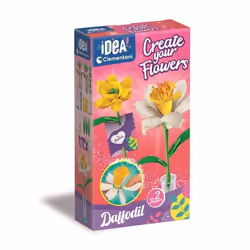 Clementoni Crée tes fleurs - Narcisse, Kit de loisirs créatifs pour enfants, 8 an(s)
