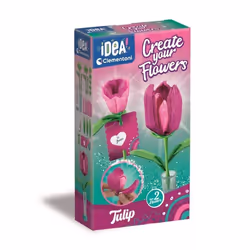 Clementoni Crée tes fleurs - Tulipe, Kit de loisirs créatifs pour enfants, 8 an(s)