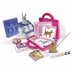 Clementoni Play Creative 8005125193011, Kit de moulage/peinture pour enfants, 6 an(s), Multicolore