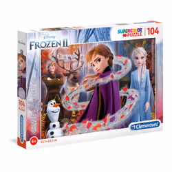 Clementoni Disney Frozen 2, 104 pièce(s), Dessins animés, 6 an(s)