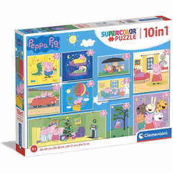 Clementoni Peppa Pig Supercolor 10 in 1, Dessins animés, 4 an(s)