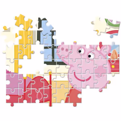 Clementoni Peppa Pig Supercolor 10 in 1 Jeu de puzzle Dessins animés - Vue supplémentaire 4
