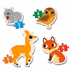 Clementoni My First Puzzles Jeu de puzzle 3 pièce(s) Animaux