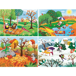Clementoni Supercolor 20-60-100-180 Pièces - Les 4 Saisons