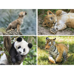 Clementoni Supercolor 20-60-100-180 Pièces - Wildlife - Bébés Animaux