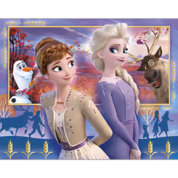 Clementoni SuperColor 20-60-100-180 pièces - La Reine des Neiges 2, 20 pièce(s), Dessins animés, 3 an(s)