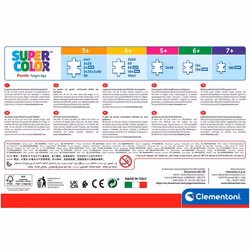 Clementoni Supercolor Puzzle 4 en 1 - La Reine des Neiges - Vue supplémentaire 3