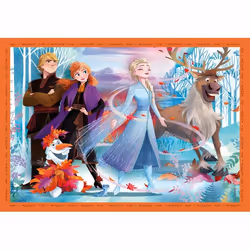 Clementoni Supercolor Puzzle 4 en 1 - La Reine des Neiges - Vue supplémentaire 5