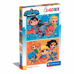 Clementoni Supercolor DC Comics Superfriends, 60 pièce(s), Dessins animés, 4 an(s)
