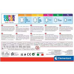 Clementoni Supercolor 21626 puzzle Jeu de puzzle 60 pièce(s) Dessins animés