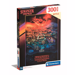 Clementoni Supercolor 300 pièces - Stranger Things, 300 pièce(s), Télévision/films, 9 an(s)