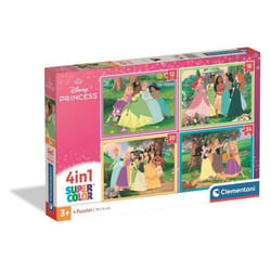 Clementoni Puzzle 4 en 1 - Disney Princess