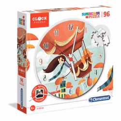 Clementoni Clock 96 Pièces - Montgolfière