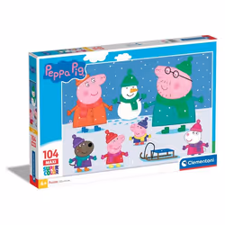 Clementoni Peppa Pig Supercolor 104 Maxi, 104 pièce(s), Dessins animés, 4 an(s)
