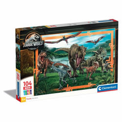 Clementoni Supercolor 23770 puzzle Jeu de puzzle 104 pièce(s) Dinosaures