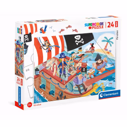 Clementoni 24 pièces Maxi - Pirates, 3 an(s)