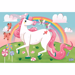 Clementoni 24754 puzzle Contour pour puzzle 20 pièce(s) Animaux