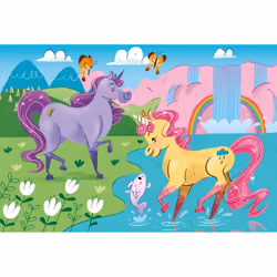 Clementoni 24754 puzzle Contour pour puzzle 20 pièce(s) Animaux