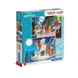 Clementoni 24764 puzzle Jeu de puzzle 20 pièce(s) Animaux