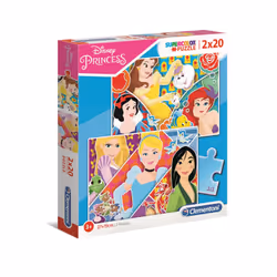 Clementoni Supercolor 2X20 Pièces - Princess