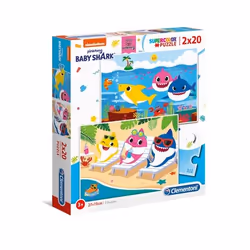 Clementoni Baby Shark, 20 pièce(s), Aquatique, 3 an(s)