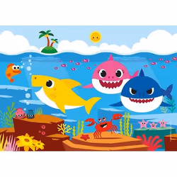 Clementoni Baby Shark Jeu de puzzle 20 pièce(s) Aquatique