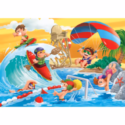 Clementoni Let's sport! Jeu de puzzle 20 pièce(s) Sports