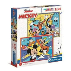Clementoni Supercolor 2x20 pièces - Mickey