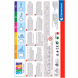 Clementoni Peppa Pig Supercolor 2 x 60 Jeu de puzzle 60 pièce(s) Dessins animés