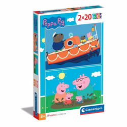 Clementoni Supercolor 2x20 pièces - Peppa Pig