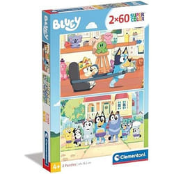 Puzzle Clementoni Bluey 2 - 60 Pièces - Fabriqué en Italie - Multicolor