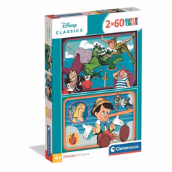 Clementoni 2x60 pièces - Disney Classic, 4 an(s)