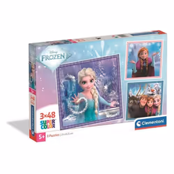 Clementoni 3x48 pièces - La Reine des Neiges, 5 an(s)