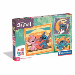 Clementoni 3x48 pièces - Stitch, 5 an(s)