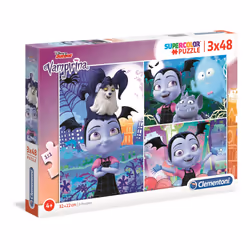 Clementoni Supercolor 3X48 Pièces - Vampirina