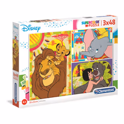 Clementoni Supercolor 3X48 Pièces - Disney Classic