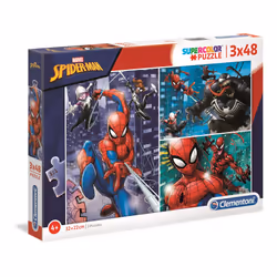 Clementoni Supercolor 3X48 Pièces - Spider-Man