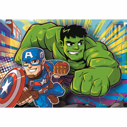 Clementoni Supercolor 3X48 Pièces - Marvel Superhero