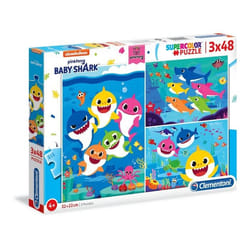 Clementoni 3x48 pièces - Baby Shark