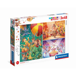Clementoni 3x48 pièces - Le Cirque