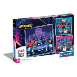Clementoni Supercolor Batwheels Jeu de puzzle 48 pièce(s) Bandes dessinées