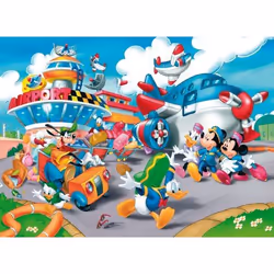 Clementoni Mickey: The airport, 40 pièce(s), Dessins animés, 3 an(s)