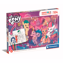 Clementoni Happy Color 104 pièces - Mon Petit Poney, 6 an(s)